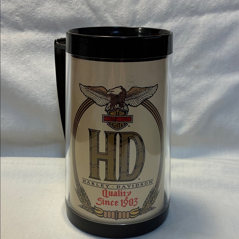 Harley-Davidson Tan and Black Mug